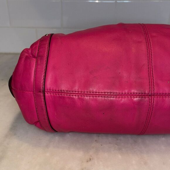 Coach Purse Handbag Leather Pocketbook Alexandria Chain Shoulder Bag - Picture 8 of 16